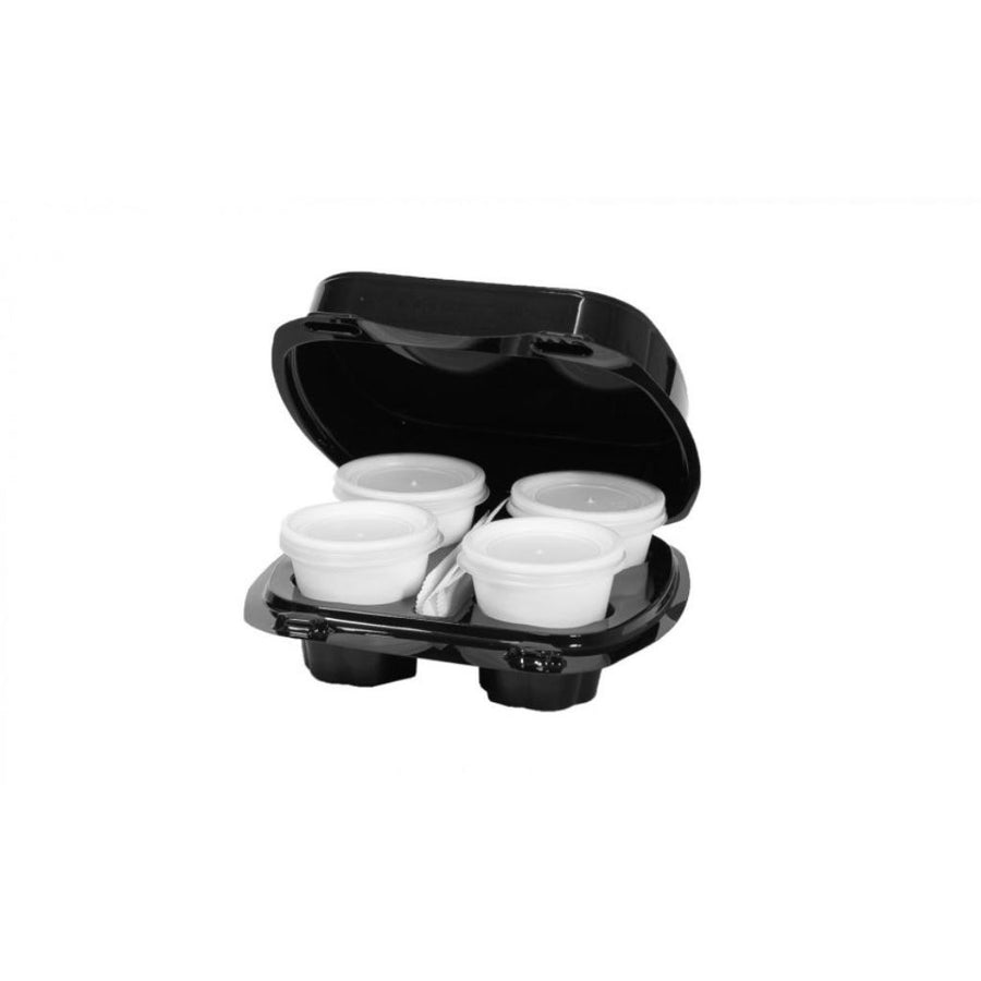 Portabicchieri espresso da Asporto Kappucciopak 4 Posti Nero – 50 Pz
