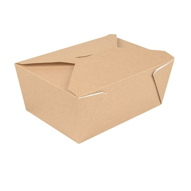Scatola Cibo Cartoncino Avana 2880 ml “Delibox 4” 19,8x14x9h cm – 40 Pz