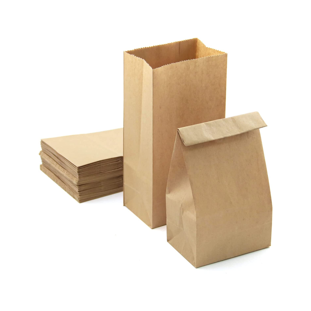 Buste Carta Avana Senza Manici “Grocery Bag” 22+14×37 Cm – 500 Pz