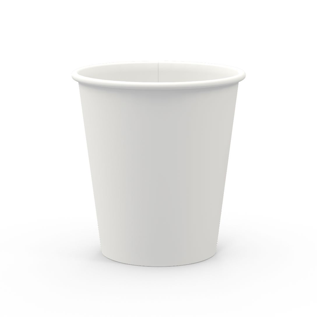 Bicchiere Cartoncino Bianco 240 ml (8 oz) – 50 pz