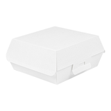 Scatola Hamburger “The Pack” Cartoncino Bianco 17x17x8 Cm – 50 Pz