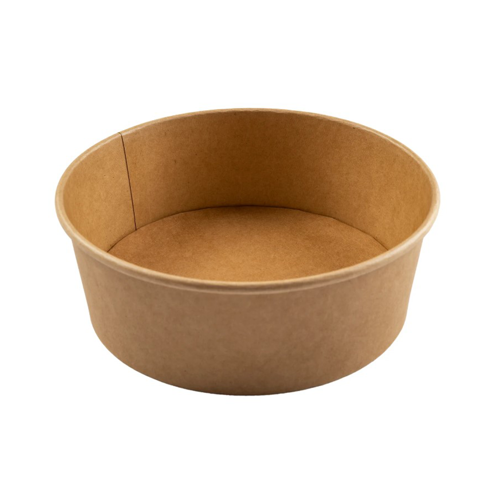 Insalatiera Cartoncino Avana 1000 ml Ø14,9 cm – 50 Pz