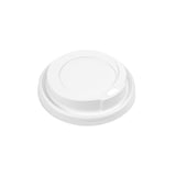 Coperchio in Plastica Bianco con Beccuccio Per Bicchiere 360/480 ml – 100 Pz