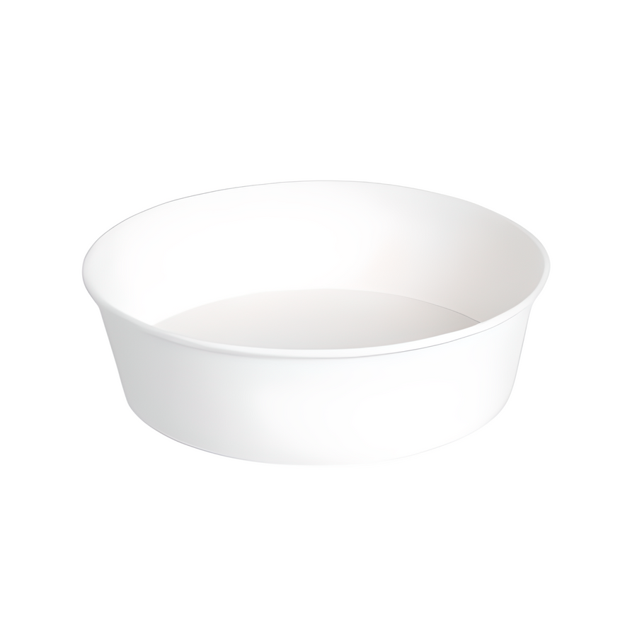 Insalatiera Cartoncino Bianco 1300 ml Ø18,7 cm – 50 pz