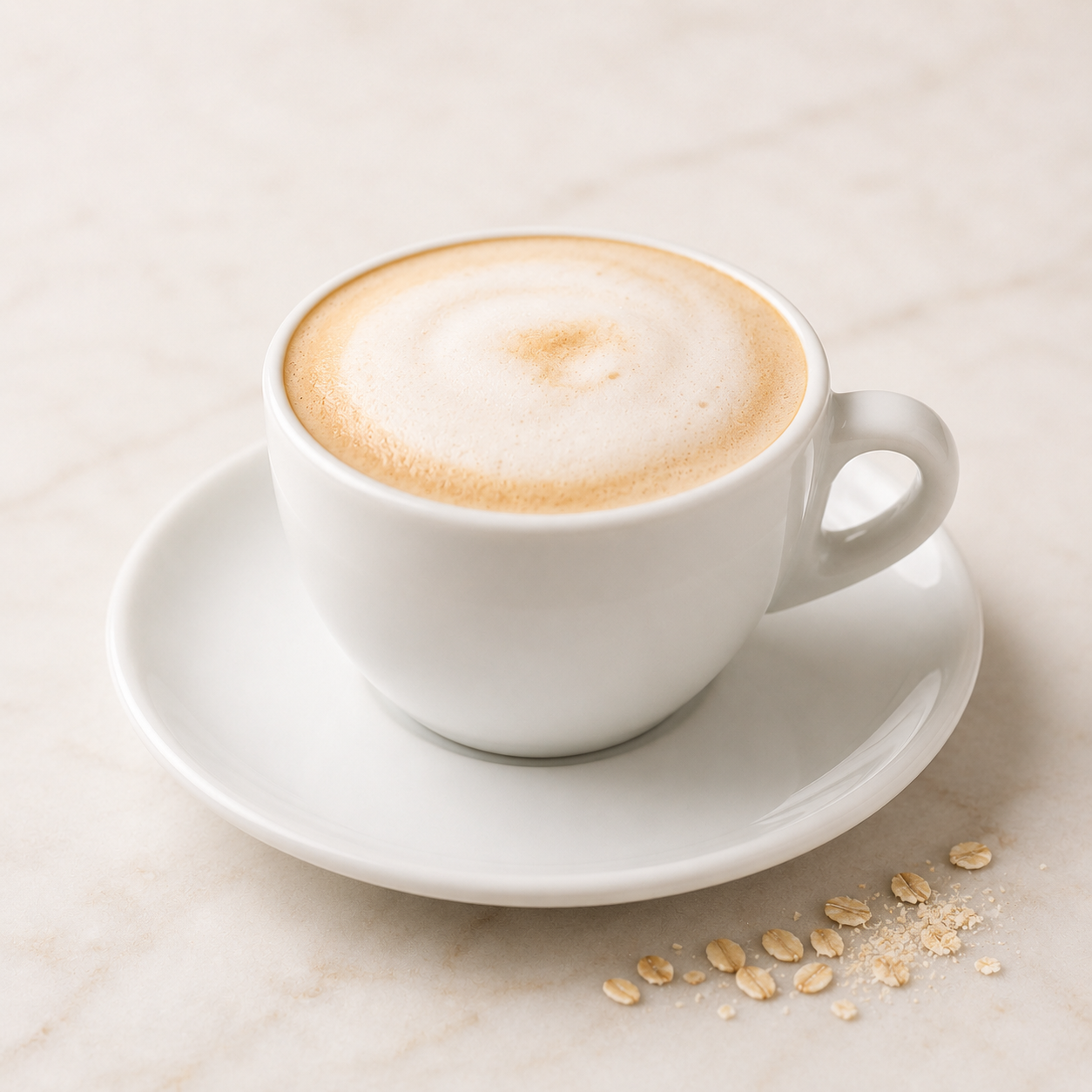 CAPPUCCINO CON BEVANDA DI AVENA