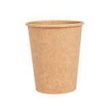 Bicchiere Cartoncino Avana Biodegradabile 240 ml (8 oz) – 50 pz
